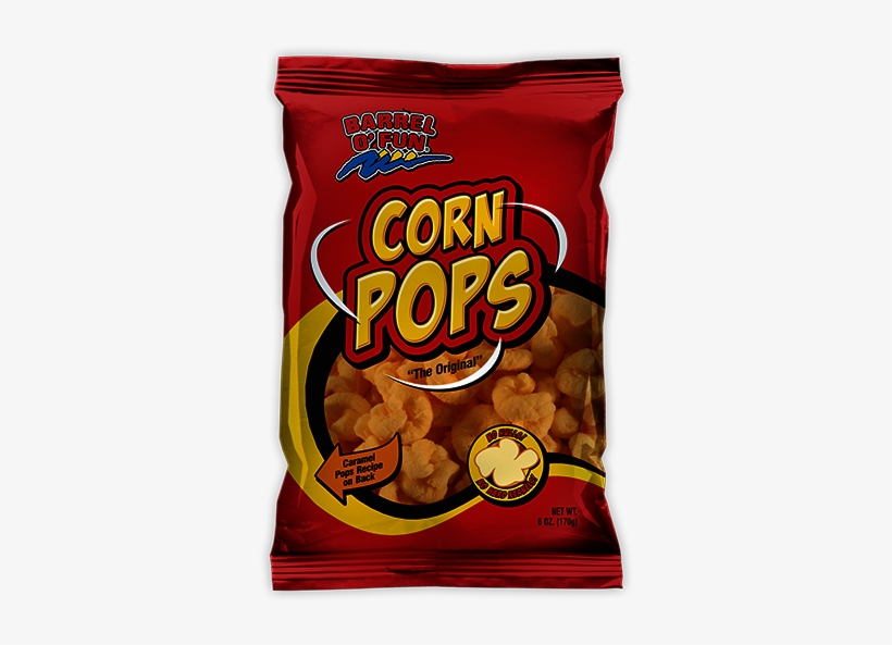 Barrel O Fun Corn Pops Puffed Snacks - Puff Corn Chip Snacks, transparent png #2200142