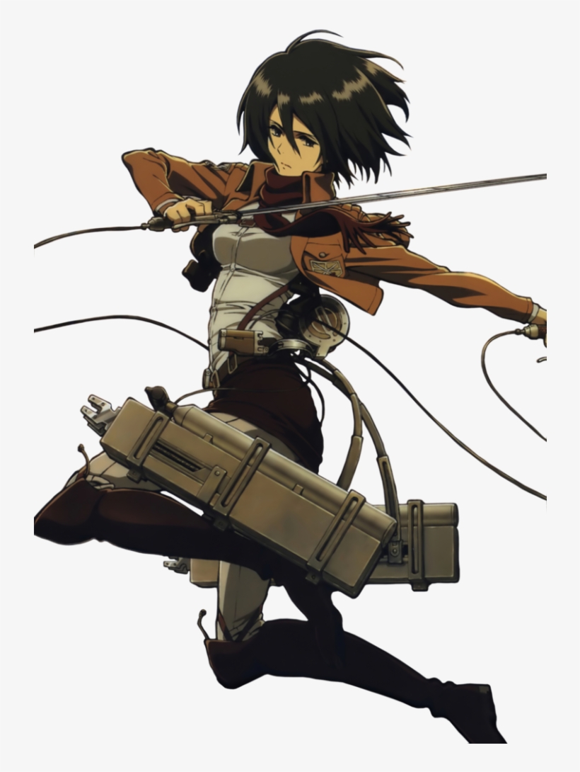 Shingeki No Kyojin Mikasa - Attack On Titan, 1 Dvd (limited Edition) Dvd, transparent png #2200167