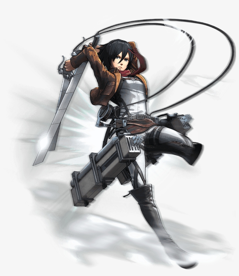 View Fullsize Mikasa Ackerman Image - Attack On Titan Game Art, transparent png #2200189