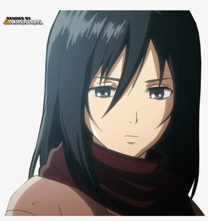 Anime Render Mikasa Ackerman - Attack On Titan Mikasa Cute, transparent png #2200354