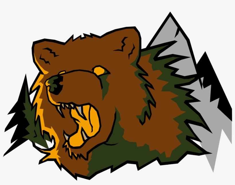 Grizzly Bear Sports Logo By Darkstarwolf07 - Bear, transparent png #2200597