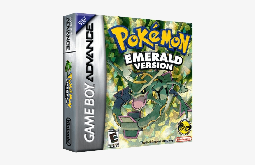 Emerald Version - Pokemon Emerald Gameboy Advanced Gba, transparent png #2200837