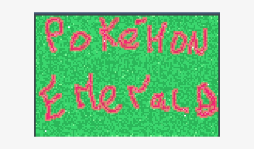 Pokemon Emerald Pixel Art - Poster, transparent png #2200901