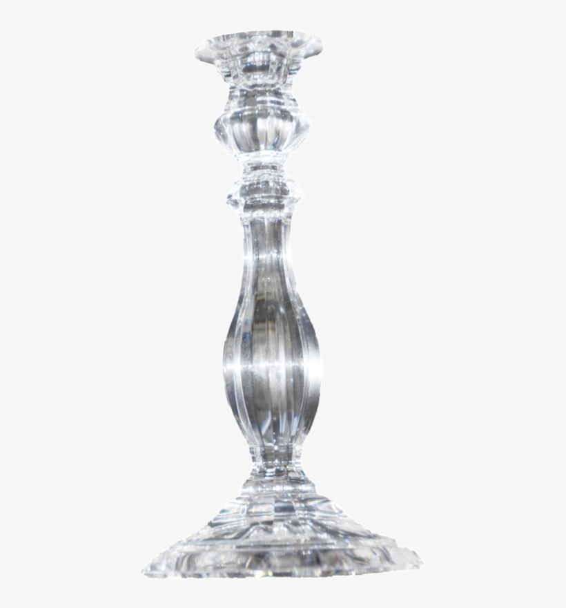 Mikasa Ambassador 9" Crystal Candle Holders - Decanter, transparent png #2200919
