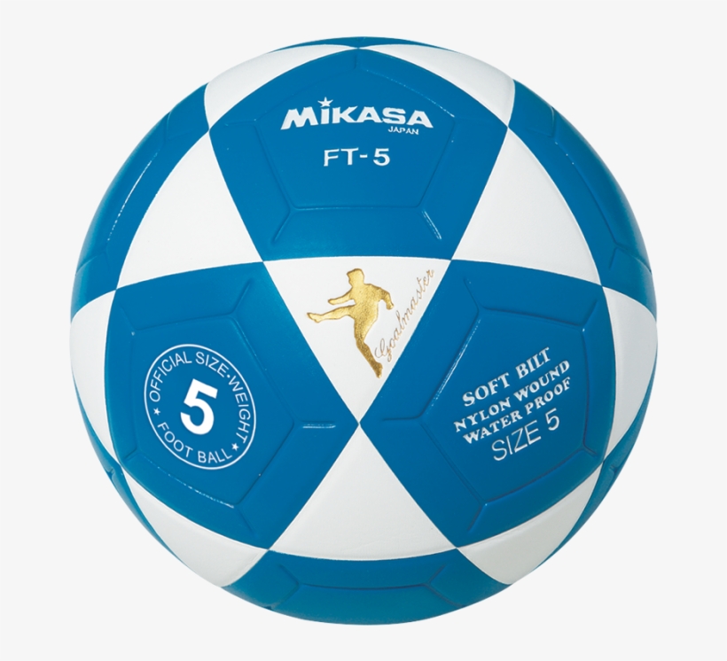 Mikasa Ft-5 - Mikasa Ft5 Goal Master Soccer Ball (size 5) (black/white), transparent png #2201032