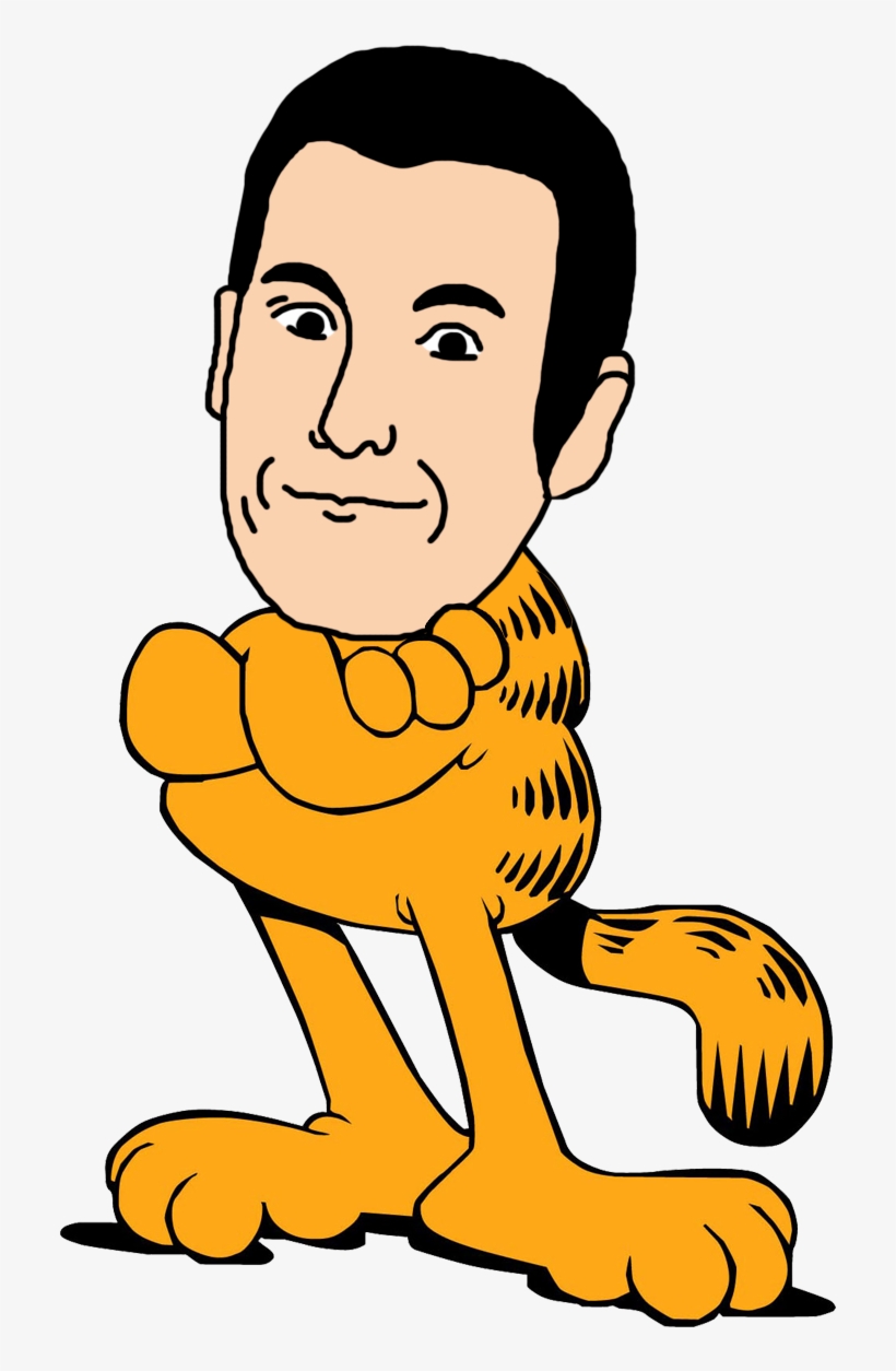 Why Did I Draw This I Thought It Would Beat Guy Fieri - Garfield Coloring, transparent png #2201258