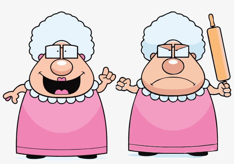 Let's Eat Grandma - Cartoon Grandma Png, transparent png #2201525