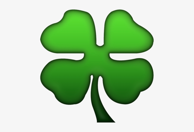Download Four Leaf Clover Emoji Png - Four Leaf Emoji Png, transparent png #2201681
