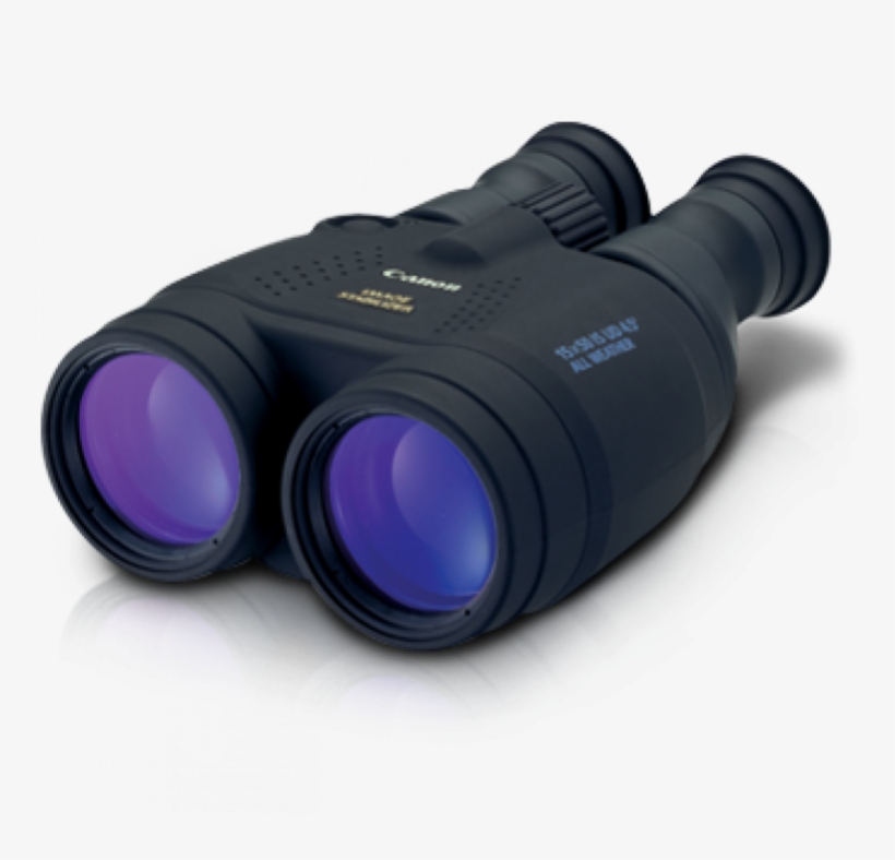 Canon Is All Weather Binoculars - Canon - Binoculars 15 X 50 Is - Black, transparent png #2202252