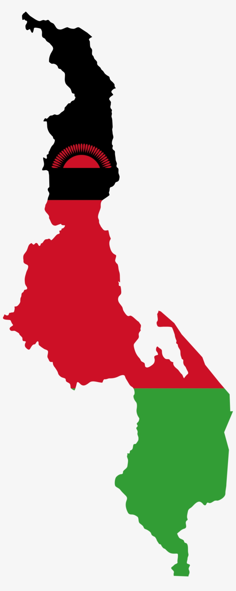 This Free Icons Png Design Of Malawi Flag Map, transparent png #2202417