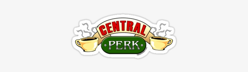 Cool Coffee Cup Transparent Background Central Perk - Central Perk Logo Png, transparent png #2202803