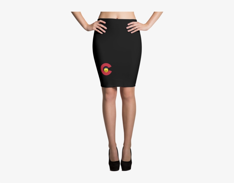 Pencil Cut Skirt Black, transparent png #2202958
