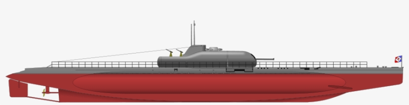 Submarine Png - French Submarine Surcouf, transparent png #2203498