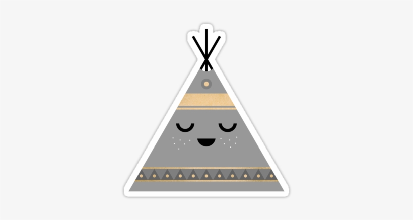 Redbubble, Sticker, And Teepee Image - Viv + Rae Colbie Little Teepee Canvas Art Size: 37", transparent png #2203665