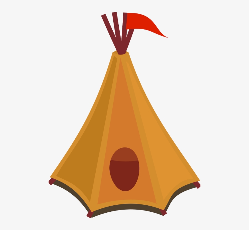 Teepee Vector Tee Pee - Tent Cartoon Png, transparent png #2203760