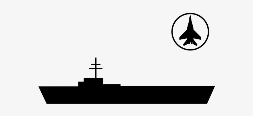 Aircraft Carrier Icon Png Black, transparent png #2203761