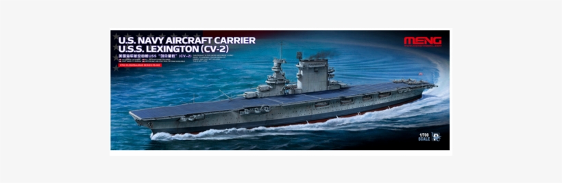 Navy Aircraft Carrier U - 1/700 Scale U.s. Navy Aircraft Carrier U.s.s. Lexington, transparent png #2203811