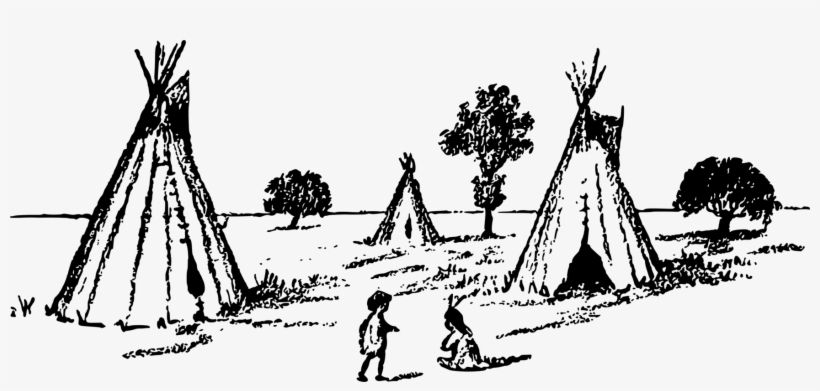 Tipi Drawing Visual Arts Cartoon Indigenous Peoples - Teepee Drawing, transparent png #2203813