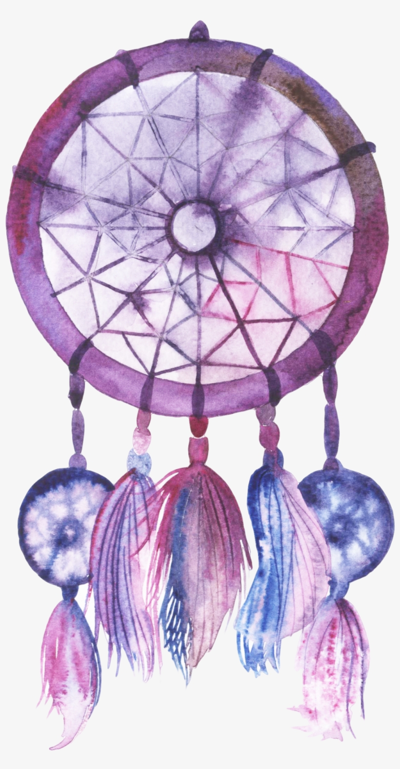 Purple Clipart Dream Catcher - Purple Dream Catcher Png, transparent png #2203905