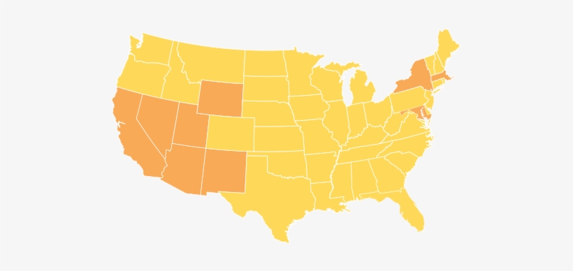 Where You Can Purchase Vivint Solar Solar Panels - Us Map With Shale Utica, transparent png #2204328