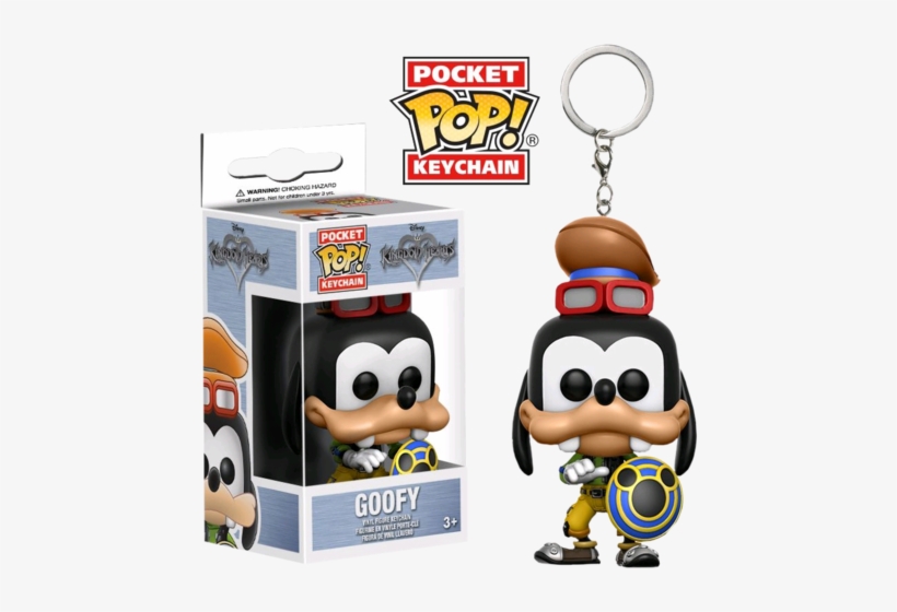 Goofy Pop Keychain - Kingdom Hearts Pocket Pop, transparent png #2204445