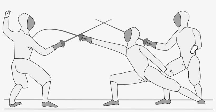 Fencing Plunge - Fencing, transparent png #2204543