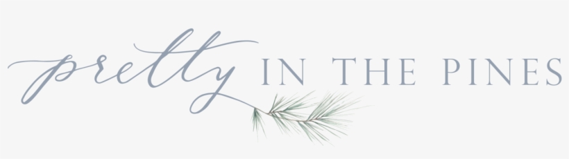 Pretty In The Pines, North Carolina Lifestyle And Fashion - Calligraphy, transparent png #2204905