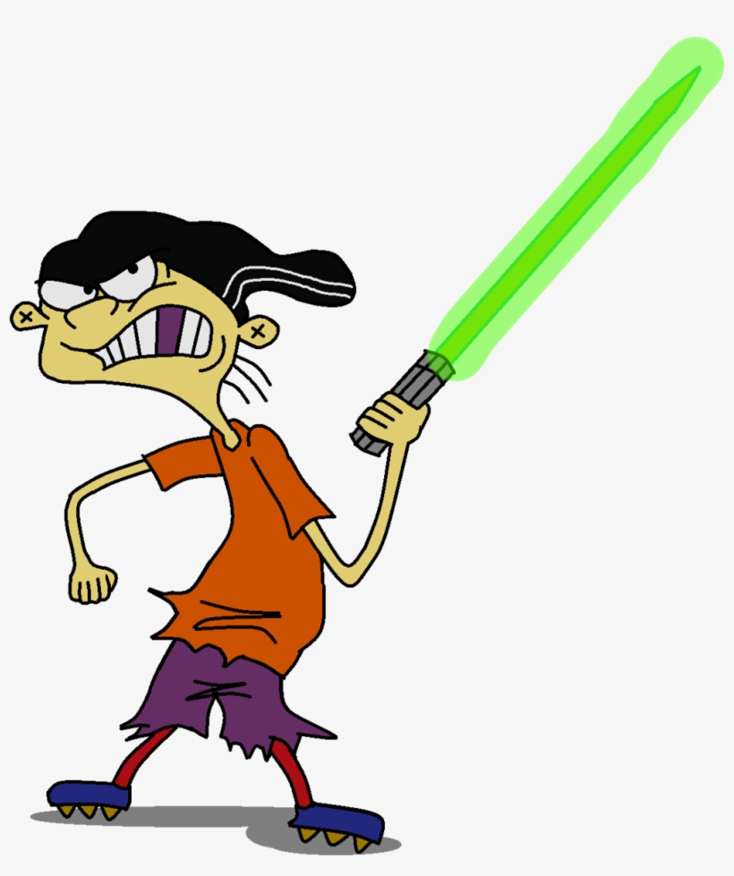 Ed Edd N Eddy Para Colorear Edd Double D Laser Sword - Cartoon Espada, transparent png #2205086