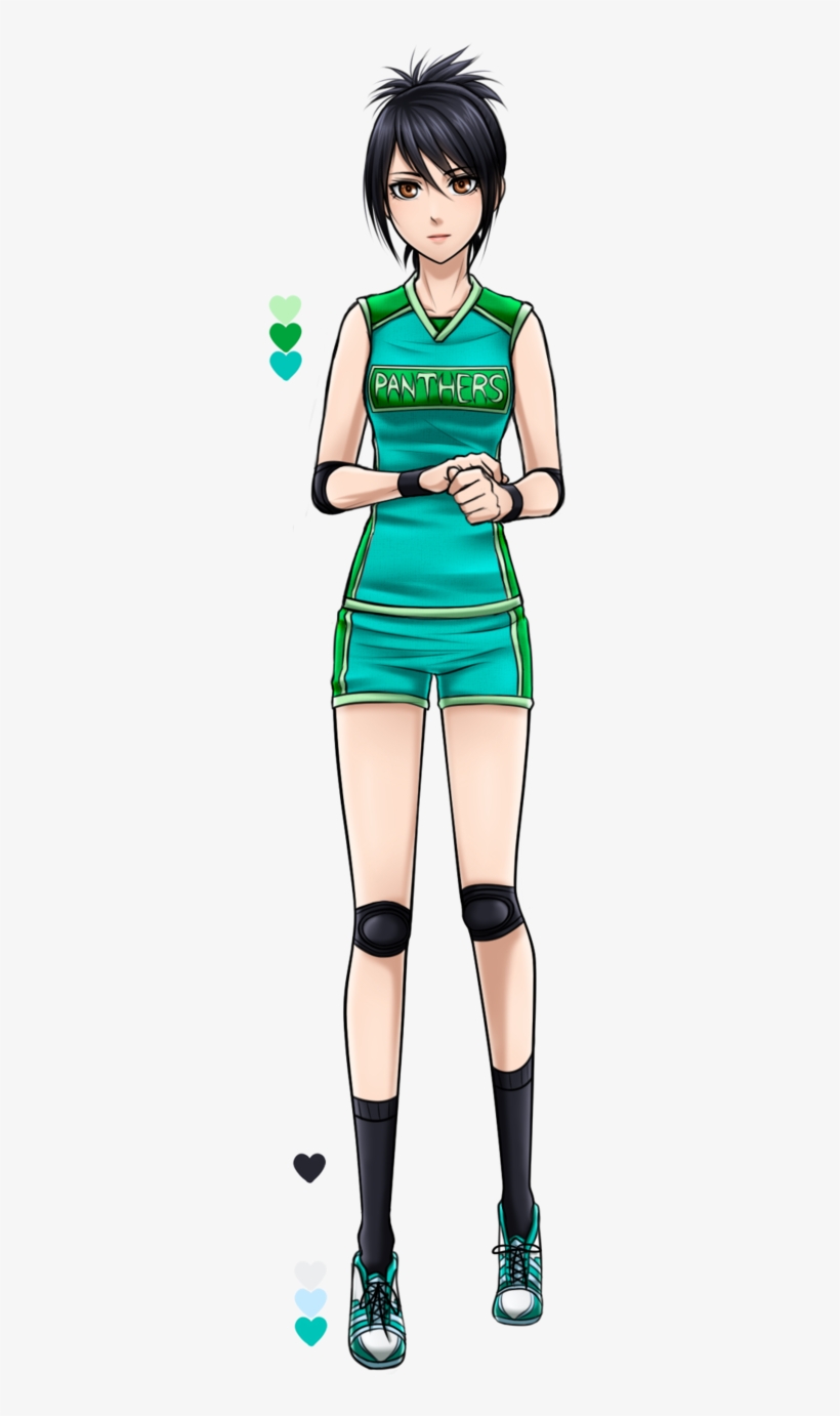 Athletic Girl - Anime Girl Volleyball Player, transparent png #2205407