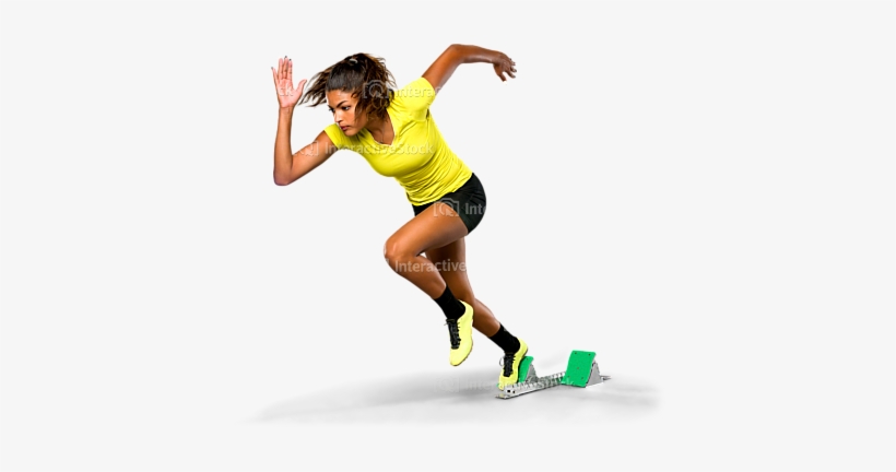 Grains - Running Female Athlete Png, transparent png #2205695