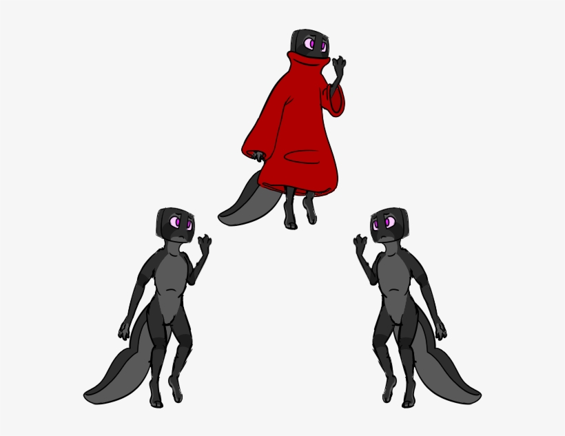Wish Is Based Off My Modded Enderman Plush I Made His - Illustration, transparent png #2205749