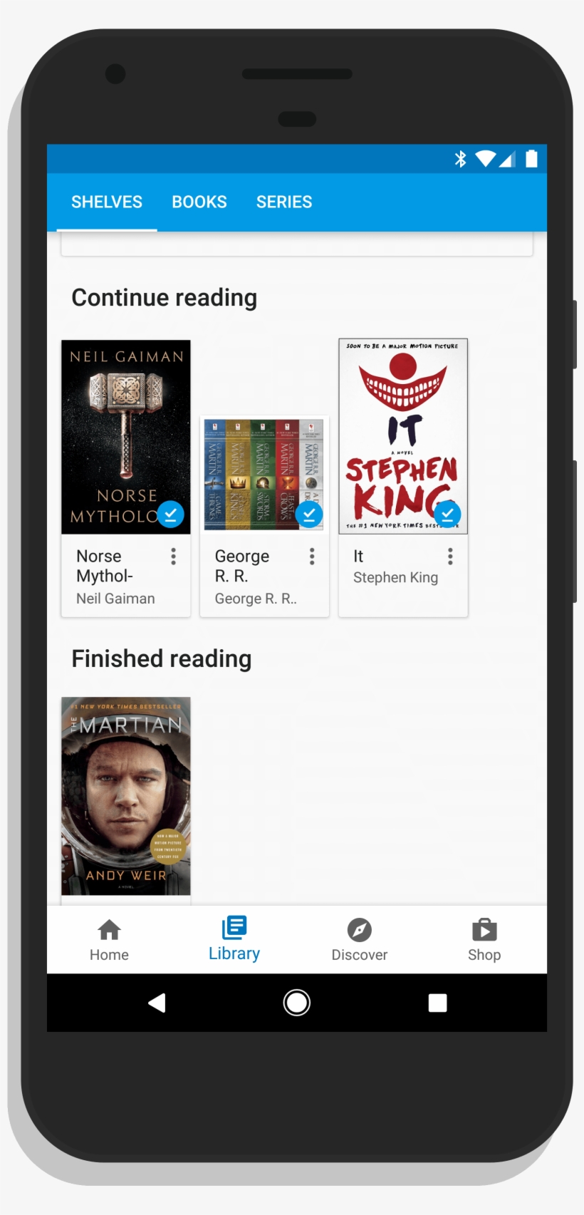Shelves In Google Play Books - : Ovel, Stephen King Paperback 2016, transparent png #2206115