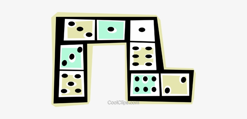 Dominos Royalty Free Vector Clip Art Illustration, transparent png #2206313