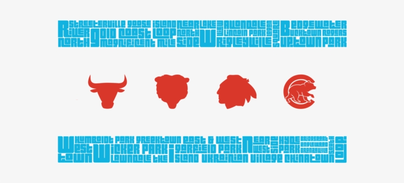 Bleed Area May Not Be Visible - Chicago City Flag Sports Teams, transparent png #2206402