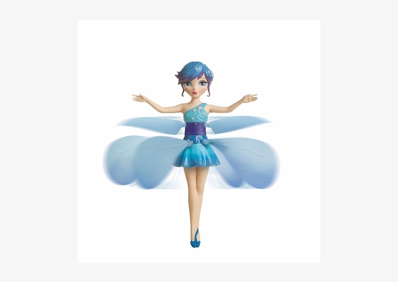 Spin Fairy - Flutterbye Flying Flower Fairy - Blue, transparent png #2206782