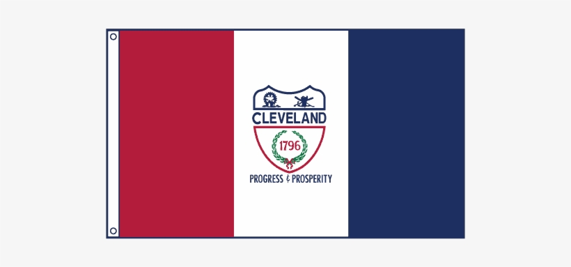 Cleveland City Flag - Cleveland Ohio Flag, transparent png #2206807