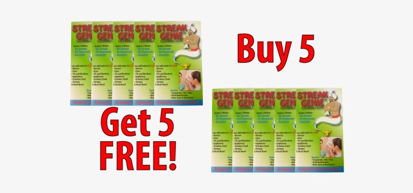 Streak Genie Buy 5 Get 5 Free - Streak Genie, transparent png #2206974