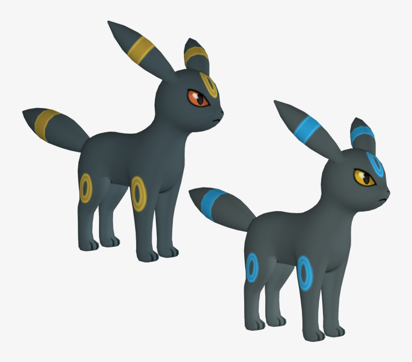 Download Zip Archive - Umbreon Pokemon Model, transparent png #2207046