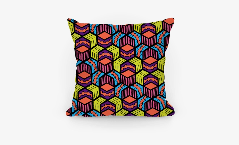 Tribal Doodle Pattern Pillow - Cushion, transparent png #2207051