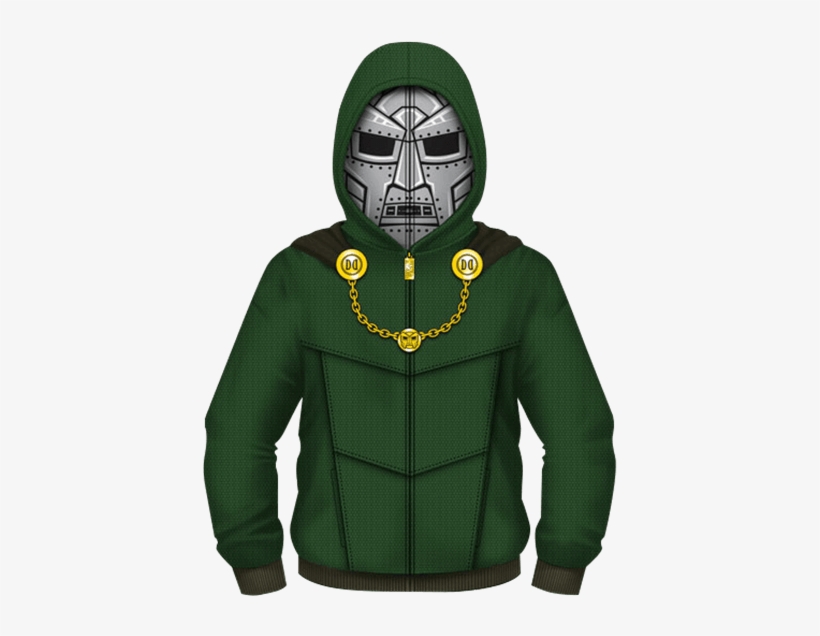 Doctor Doom Uniform Hoodie - Hoodie, transparent png #2207072