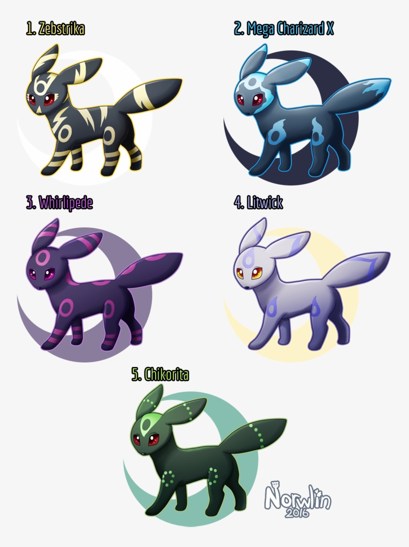 “here Is Some Umbreon Variants I Made - Umbreon Variations, transparent png #2207073