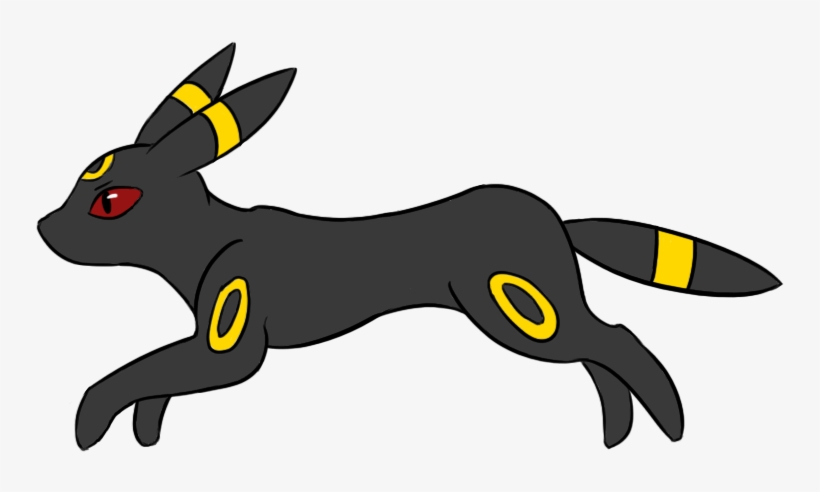 Umbreon Running - Pokemon Gif Png Umbreon, transparent png #2207216