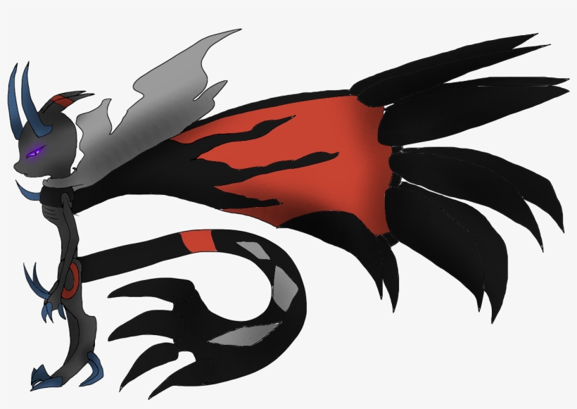 Pokemon Fusion - Mewtwo Yveltal, transparent png #2207355