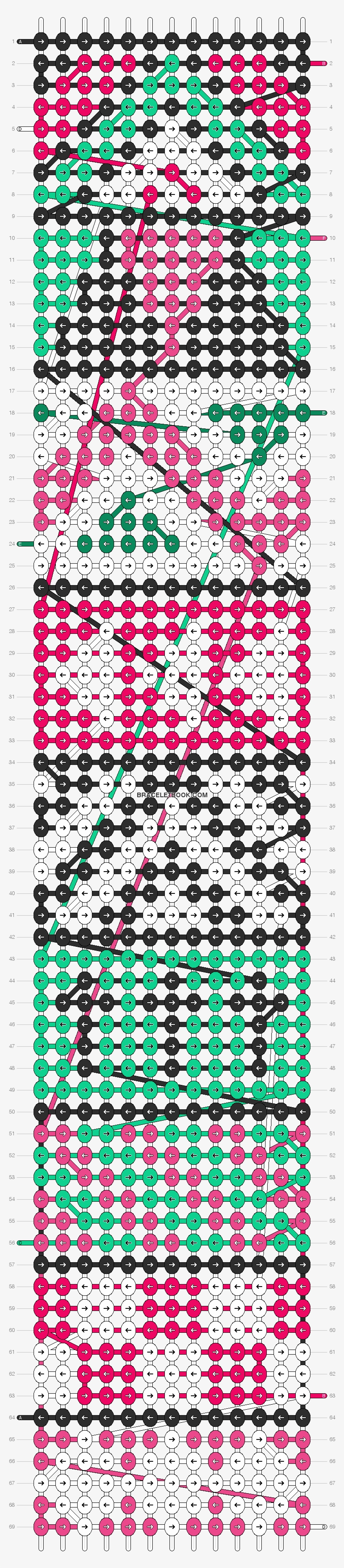 Aztec Tribal Friendship Bracelet Pattern Number - Okay Okay Friendship Bracelet Pattern, transparent png #2207555