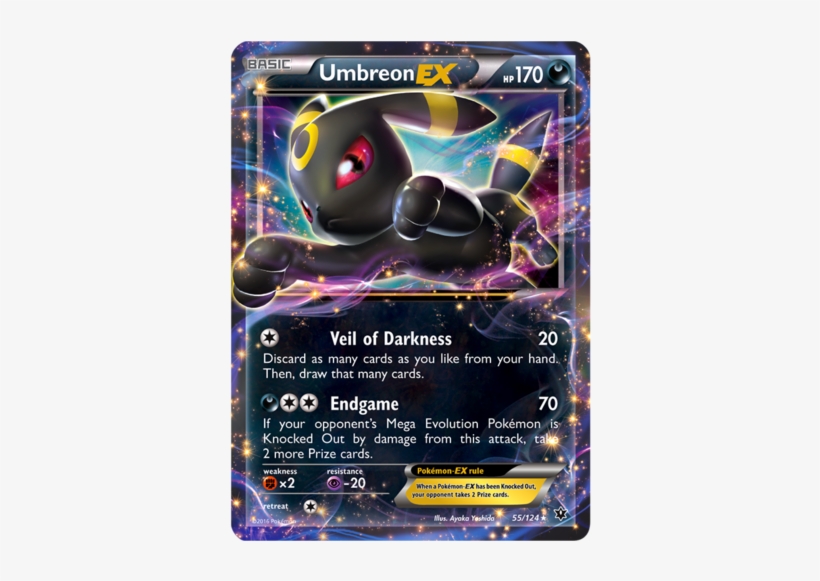 Pokémon Wallpaper Titled Umbreon Ex - Mega Flygon Ex Pokemon Card, transparent png #2207606