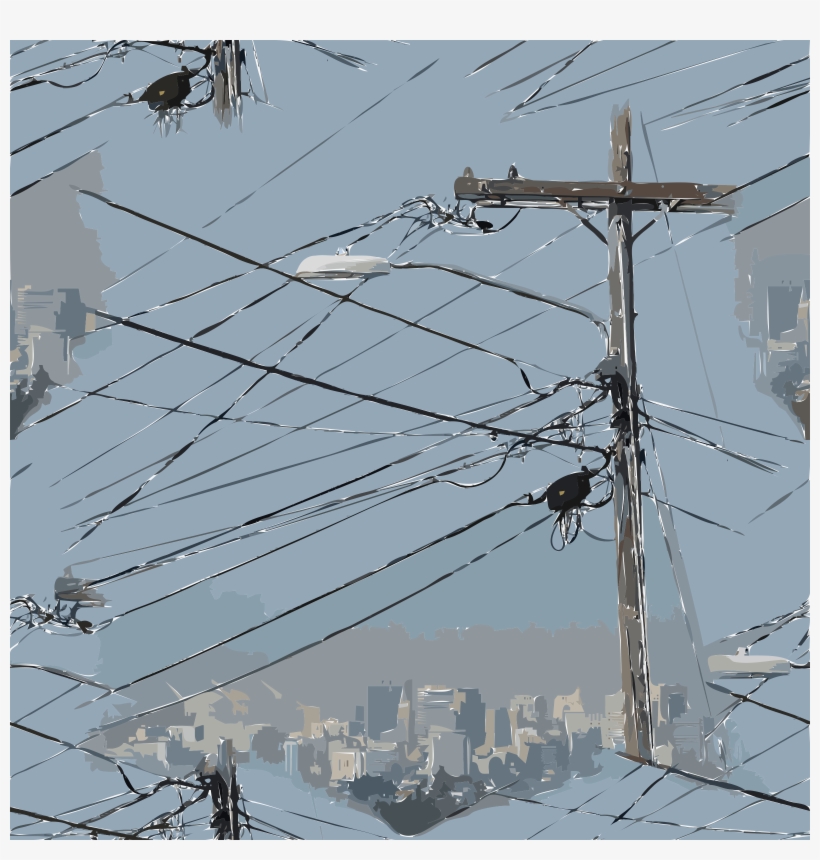 This Free Icons Png Design Of Power Lines City Skyline, transparent png #2207633
