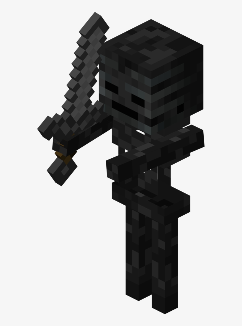 Wither Skeleton Mobs De Minecraft Png Free Transparent Png Download Pngkey