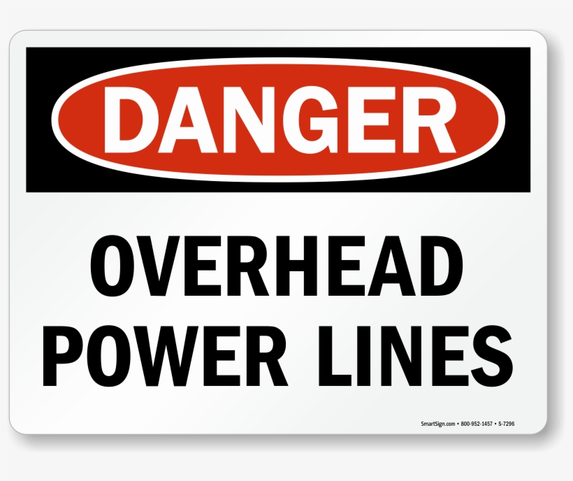 Individuals Need To Be Accountable For Their Actions - Overhead Power Line Sign, transparent png #2208217