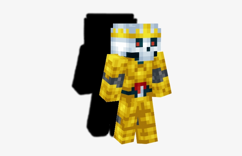 Skeletonking Zpsffepng - Minecraft Skeleton King Skin, transparent png #2208525