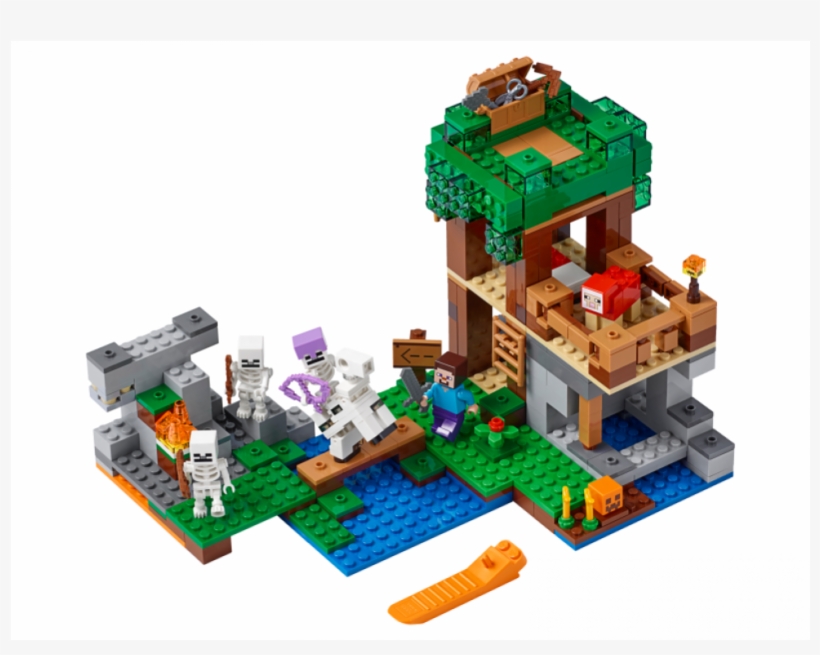 Lego Minecraft The Skeleton Attack, transparent png #2208585